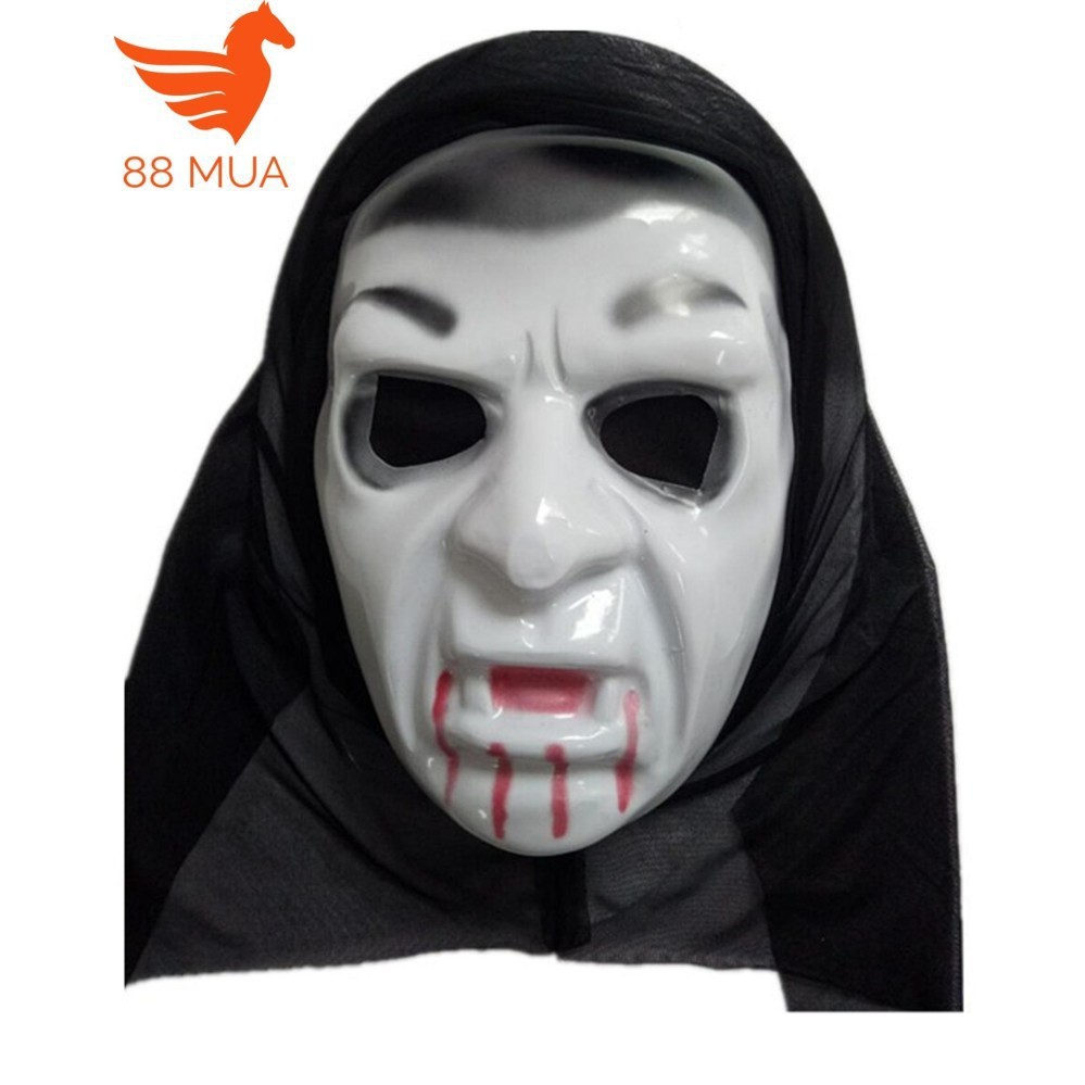 mặt nạ halloween Scream Sát nhân giấu mặt-k28 -shop SLIMEMOCHISQUISHY