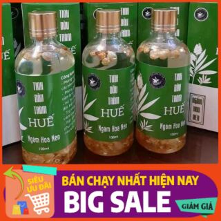 Tinh Dầu Tràm Huế ngâm hoa nén