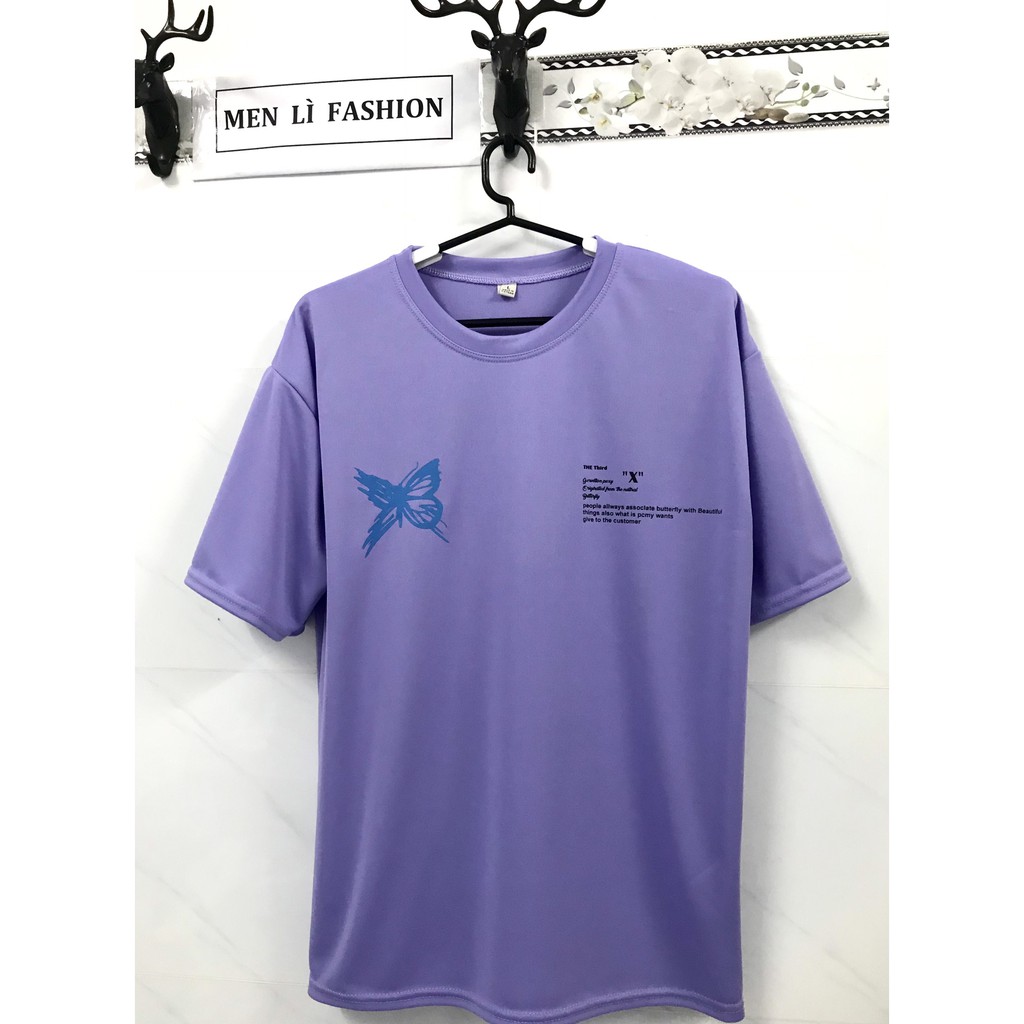 Áo Thun Unisex Nam Nữ Form Rộng Tay Lỡ BƯỚM THE THIRD