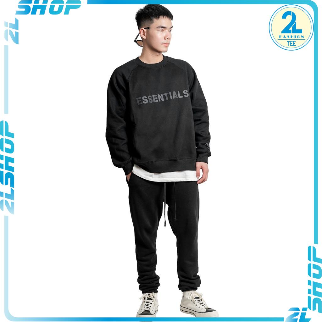 Áo sweater FEAR OF GOD FOG ESSENTIALS SS20 Unisex nam nữ Nỉ Bông oversize form rộng