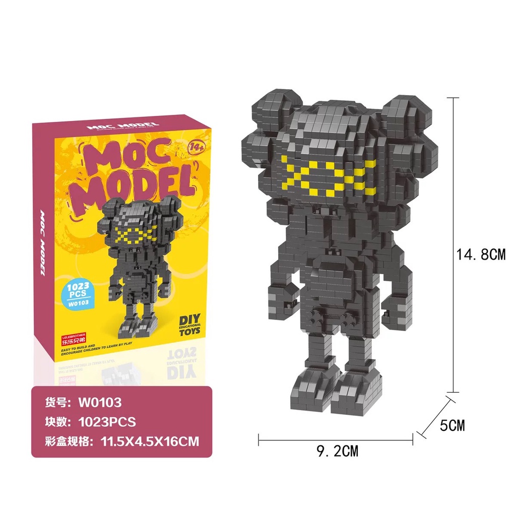 Đồ Chơi Lắp Ráp Lego Nhân Vật Hoạt Hình Kaws