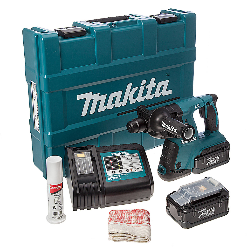 Máy khoan búa chạy Pin Makita BHR262RD 36V