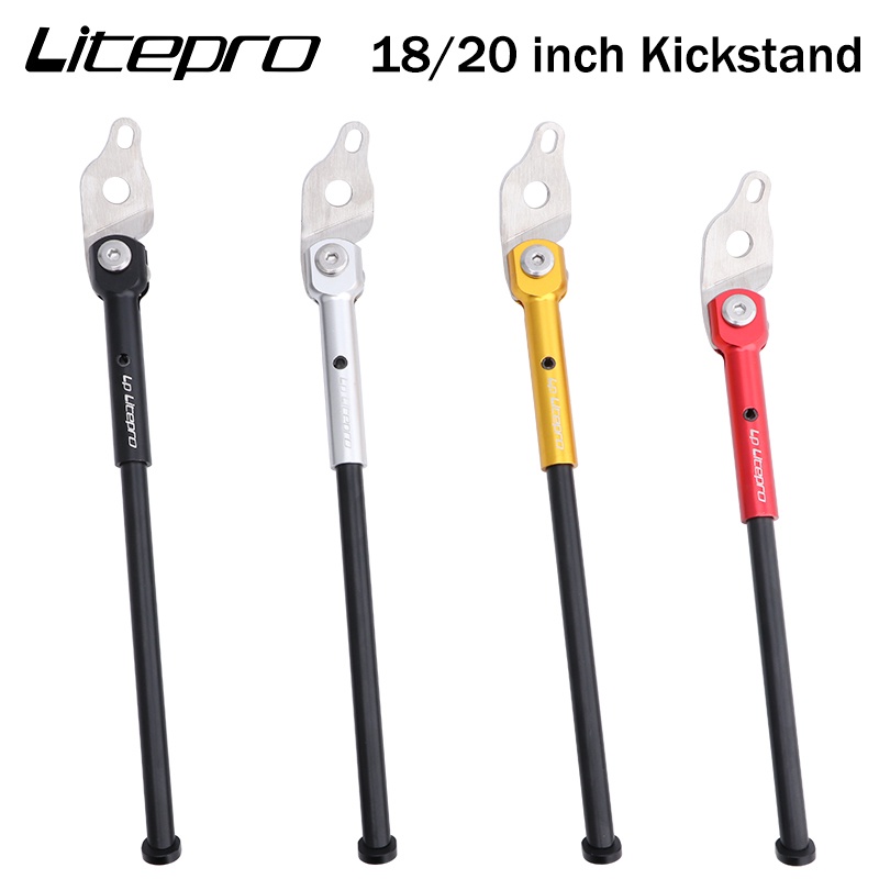 LP Litepro Chân Chống Xe Đạp Gấp Gọn K3 Plus Chân Chống Xe Đạp Gấp Gọn Bằng Hợp Kim Nhôm Siêu Nhẹ Chân Chống Xe Đạp 16 Inch BMX