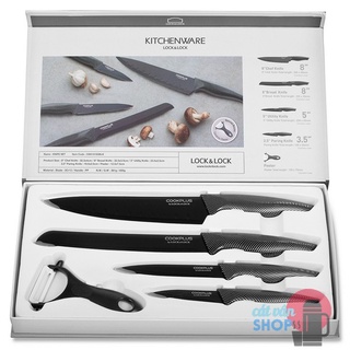 [Có Video] Bộ dao nhà bếp 5 món Lock&Lock Cookplus CKK101S5BLK
