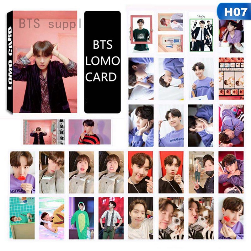 Bộ Thẻ Hình Lomo Nhóm Nhạc Kpop Bts