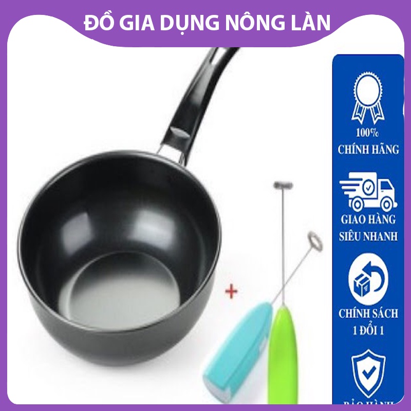 Chảo chống dính sâu lòng18cm, chiên, dán, xào đa năng siêu bền dùng cho mọi loại bếp chiên rán thực phẩm tiện lợi NLshop