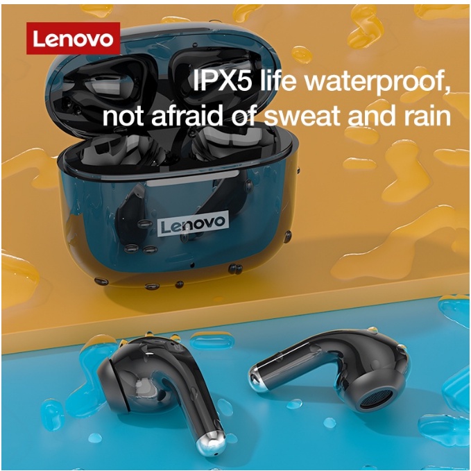 Tai nghe bluetooth Lenovo LP40 PRO 2022 mới bản LP40 không dây Bluetooth 5.1 tws IPX5 chống ồn TWS 300mah