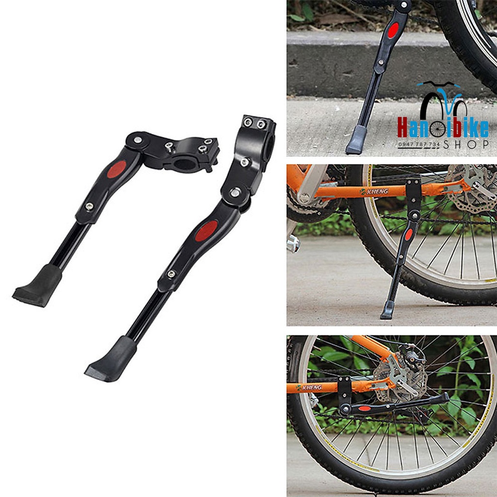 Chân chống xe đạp 1 điểm nhôm sử dụng cho road, mtb, fixed gear