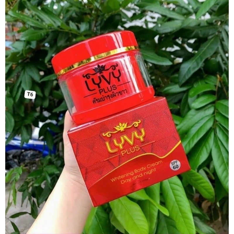 Kem body Lyvy plus đỏ siêu dưỡng trắng Chính Hãng