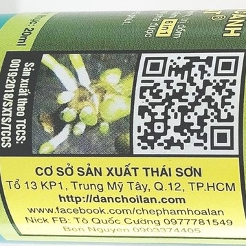 Chế Phẩm Sinh Học Hùng Nguyễn (chai 20ml)