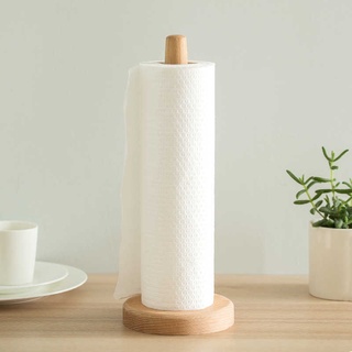 Cây giữ cuộn giấy ăn (T6622431) - Kích thước: 12 x 12 x 30.5 cm - Gỗ tự nhiên