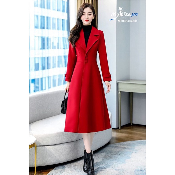Áo măng tô dáng dài chất liệu Tuyết mưa cao cấp MT0084 - Mysize.vn