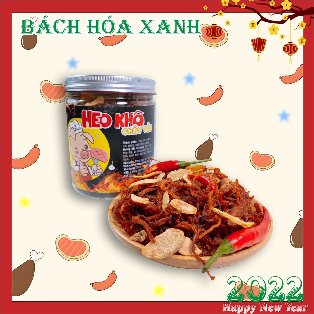 Heo Khô Cháy Tỏi Siêu Ngon - Bách Hóa Xanh