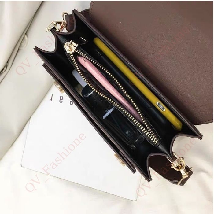 Túi xách nữ thời trang, Túi đeo chéo vai 3 ngăn đi chơi đi làm - QV Fashion