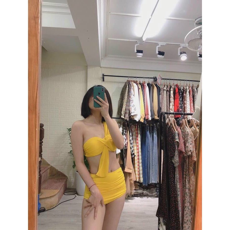 Bikini Tắm Biển Aó Quây Lệch Vai | BigBuy360 - bigbuy360.vn