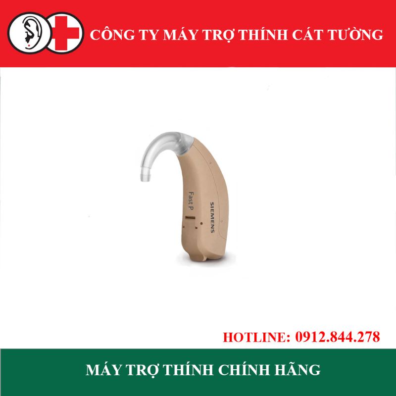 MÁY TRỢ THÍNH SIGNIA Fast P, chính hãng CHLB ĐỨC, máy sau tai nhỏ gọn phù hợp cho thính lực Trung bình - Nặng