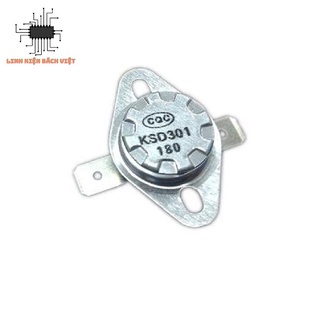 Rơ le nhiệt ksd301 180 độ 10a-250v đế sứ mới