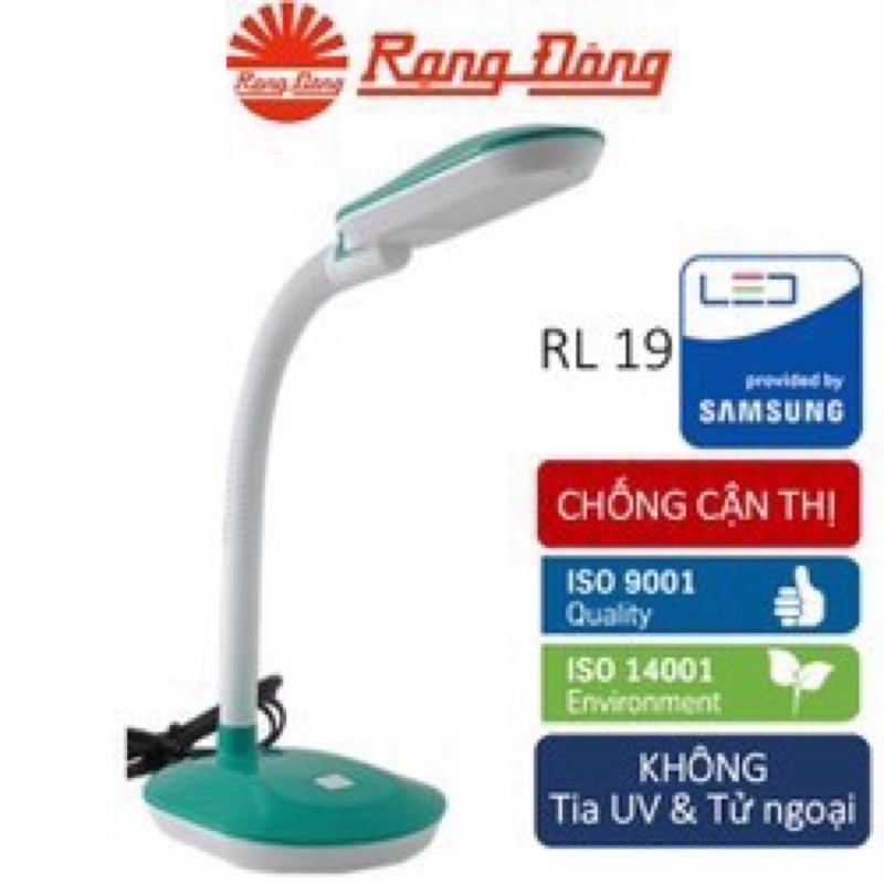 - Đèn bàn Led bảo vệ thị lực Rạng Đông RD-RL-19.LED