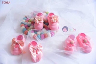 Set 3 đôi tất nơ bé gái