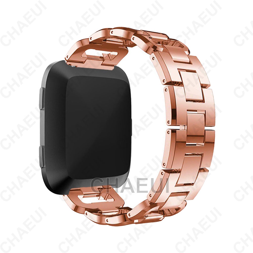 Dây Đeo Inox Cho Đồng Hồ Thông Minh Fitbit Versa 3 2 Lite Sense
