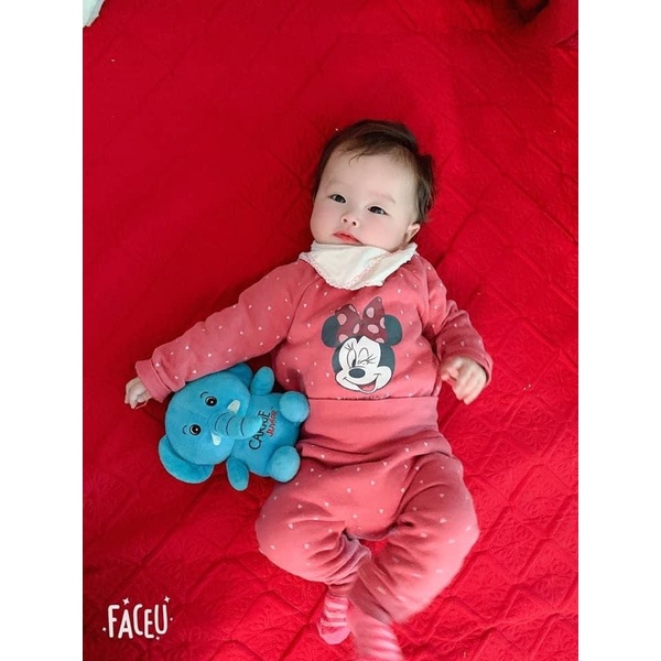 [Hình thật] Bộ đồ dài Disney cho bé gái