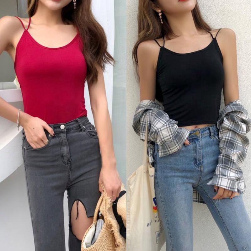 Áo thun không tay thiết kế thời trang quyến rũ cho nữ