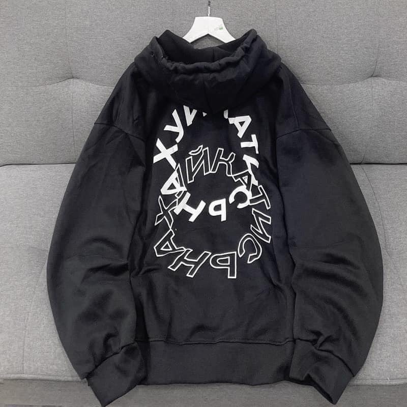 Áo hoodie IN CHỮ TO.RA .Áo chất nỉ cottong dày dặn siêu hót