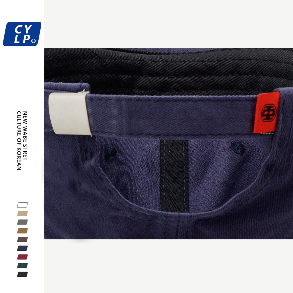 Mũ Lưỡi Trai Cotton Mềm Mại Thêu Chữ Phong Cách Đường Phố Hàn Quốc