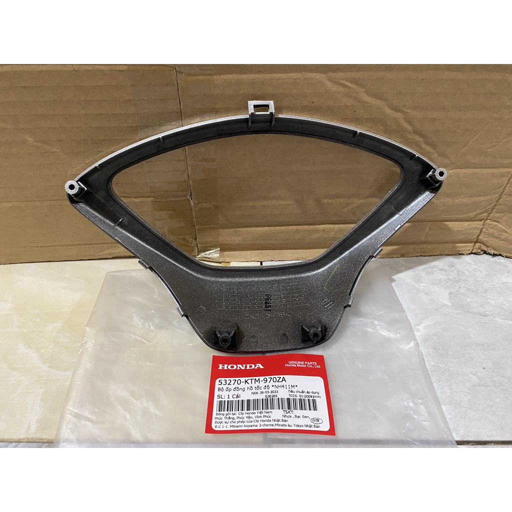 Bộ ốp đồng hồ tốc độ HONDA FUTURE NEO năm 2005-2007 màu Bạc. 53270KTM970ZA