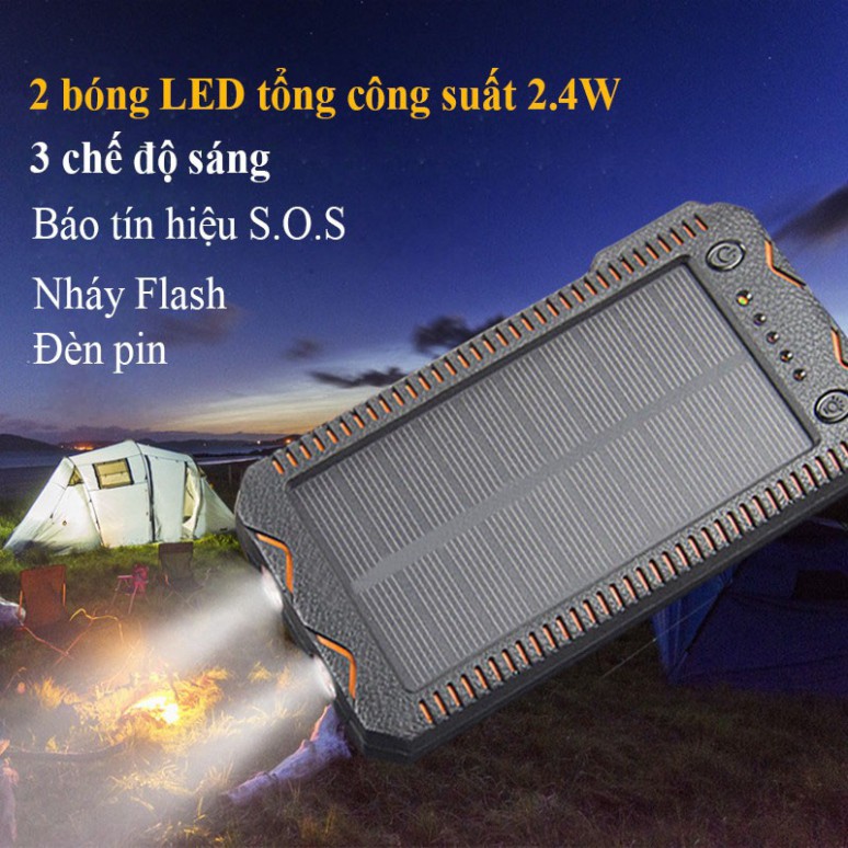 Pin sạc dự phòng năng lượng mặt trời 20.000 mAh 3 trong 1 HY-1060