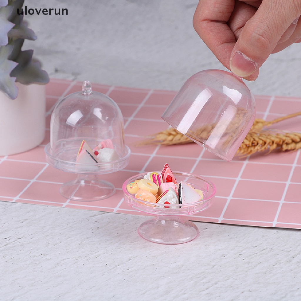 Uloverun Hũ Đựng Đồ Tráng Miệng Mini Tỉ Lệ 1 / 12 Trang Trí Nhà Búp Bê