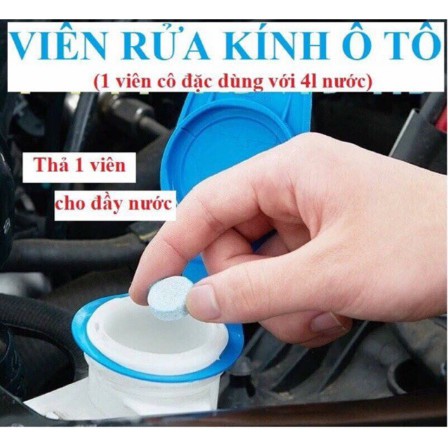 Viên sủi rửa kính ô tô MINH DƯƠNG (YANG) - tẩy sạch kính- siêu sạch