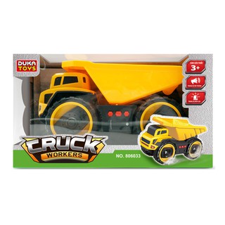 Đồ chơi duka xe ben - kỹ thuật công trình có nhạc, đèn sf806033
