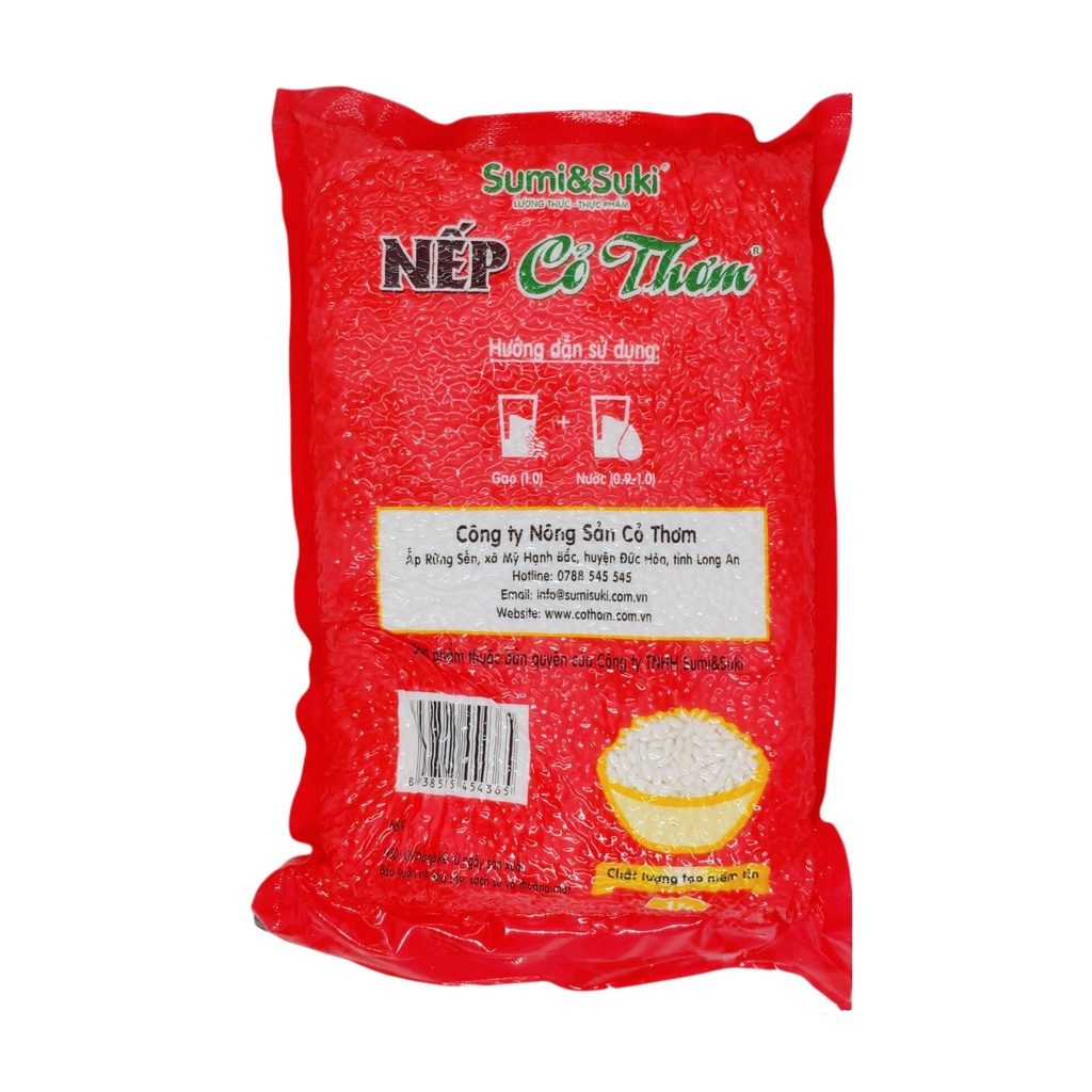 Nếp Cỏ Thơm Sumi &amp; Suki - Bao đỏ 1kg