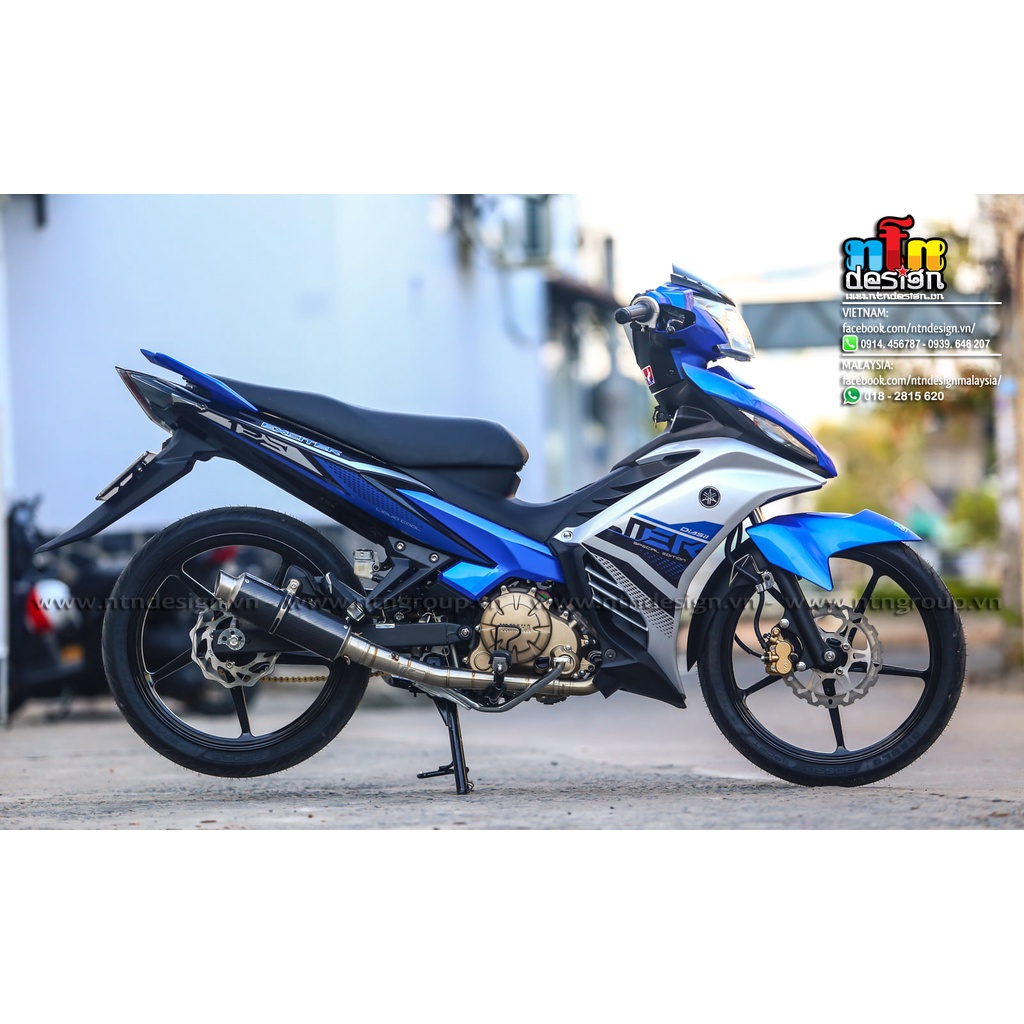 Tem rời exciter 135 bạc xanh tem 3 lớp cao cấp