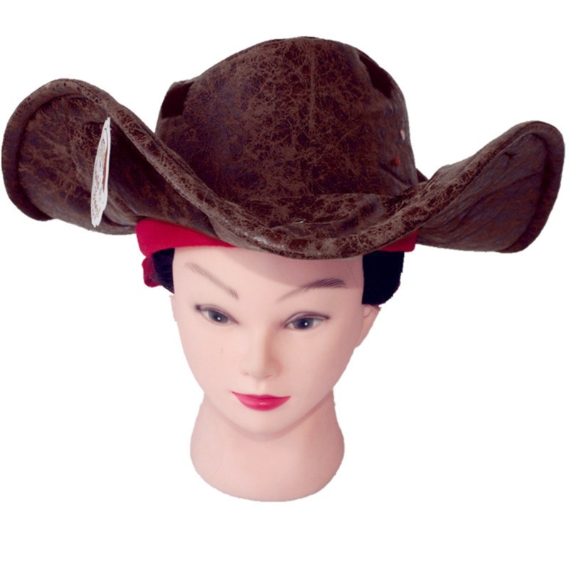 Mũ Cao Bồi Vải Nỉ Rộng Vành Phong Cách Cao Bồi ONERI