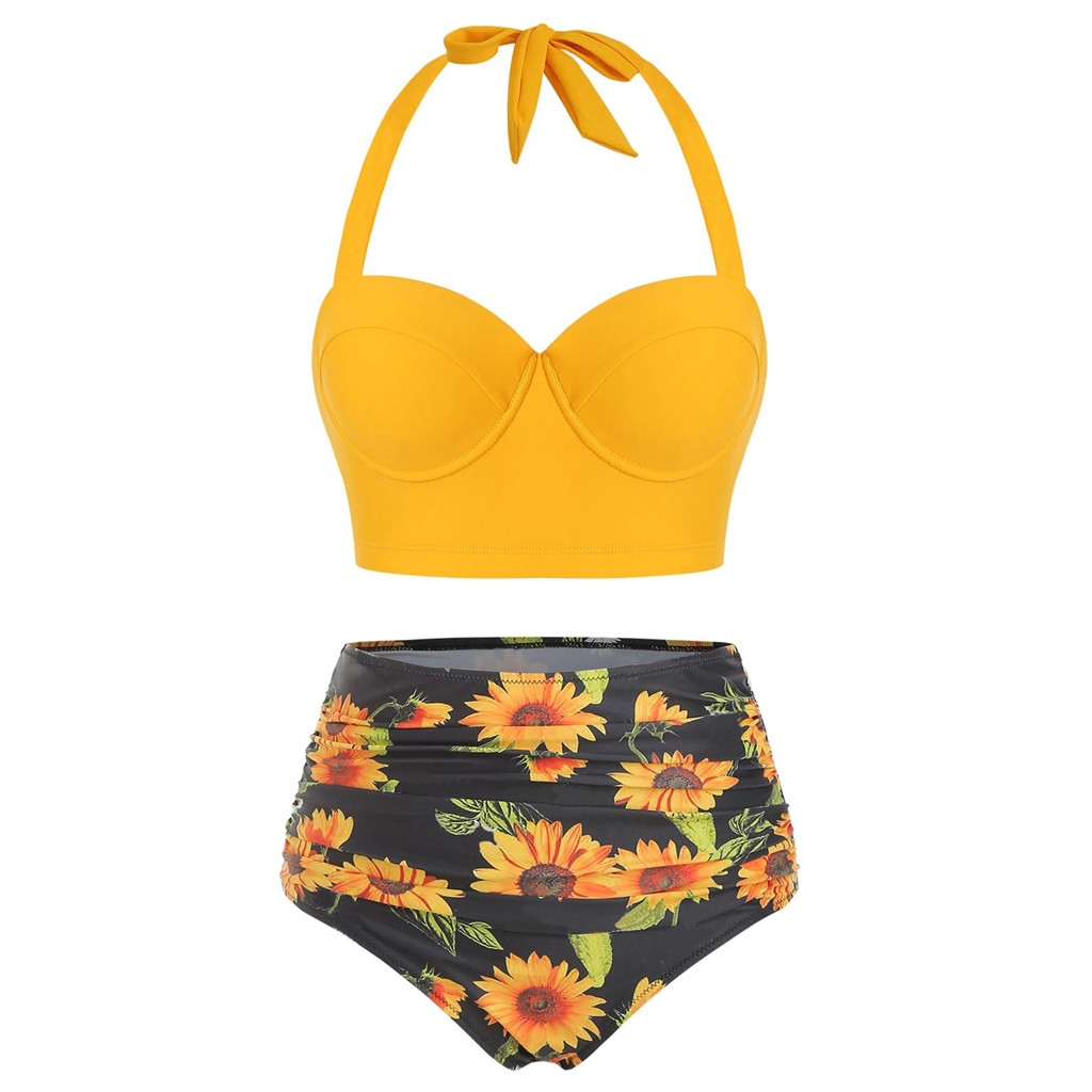 Bikini Một Mảnh Thiết Kế Xếp Li Cho Nữ