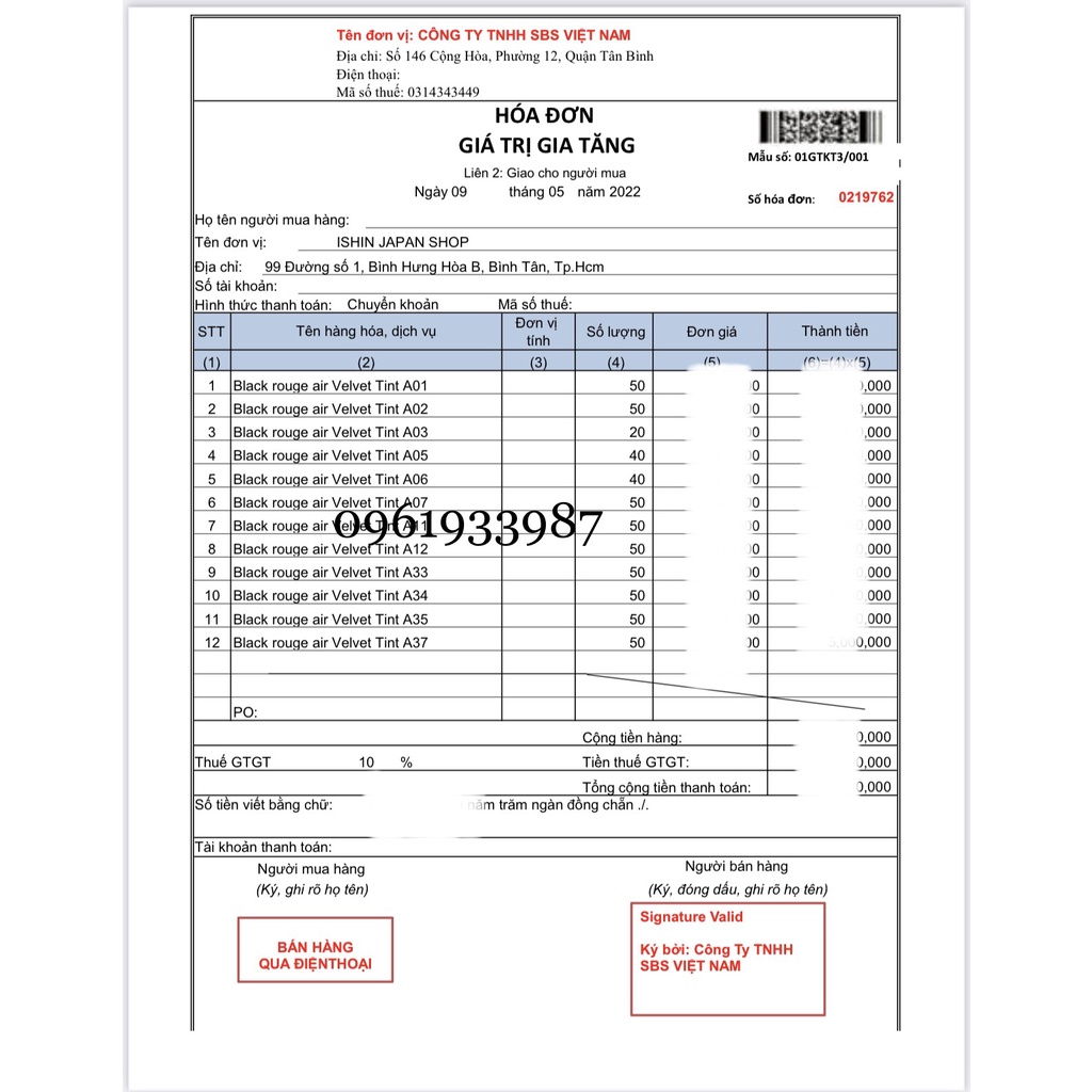 Son Kem Lì Black Rouge Air Fit Velvet Tint