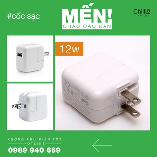Củ sạc 12w - cục sạc usb 5v-2.4a - cóc sạc nhanh dành cho nhiều dòng máy tính bảng ipad/air/1/2/3/5/6/mini