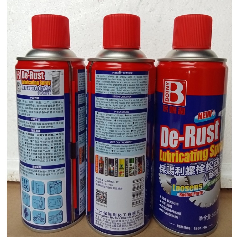 Chai xịt chống gỉ sét - bôi trơn - vệ sinh xe sên ốc vít xe máy 3in1 PT162