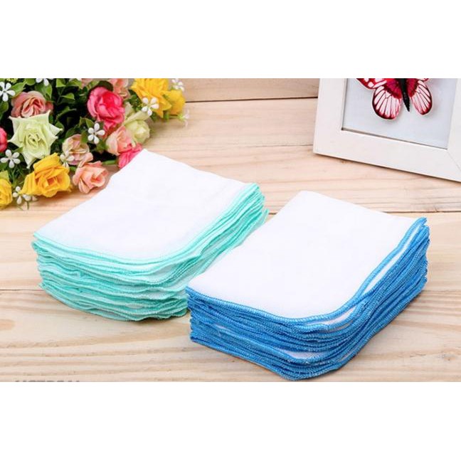 Combo 30 khăn sữa HỘP Nhật 3 lớp siêu mềm 100% cotton (Hộp 10 cái, giao 3 hộp) dùng để lau mặt, thấm sữa, quàng cổ