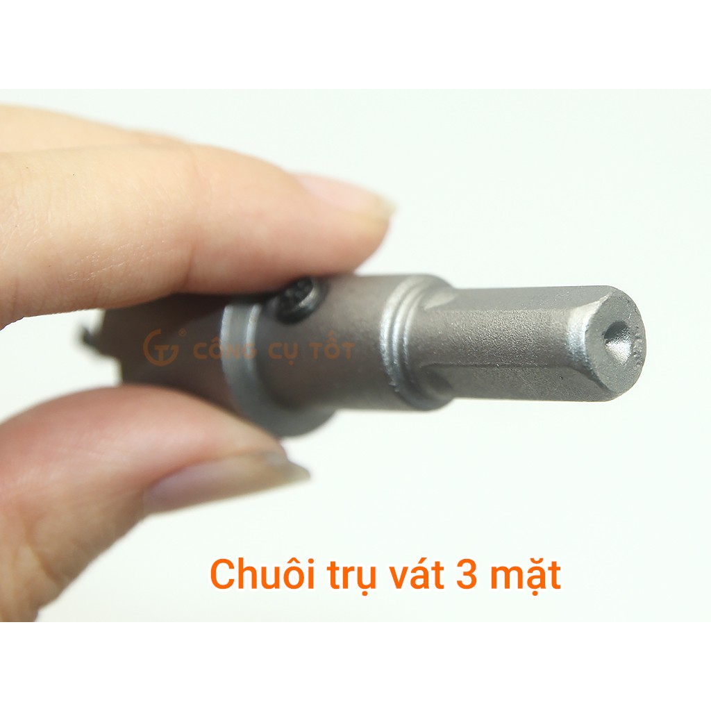 Mũi khoét inox lưỡi cắt hình răng hợp kim