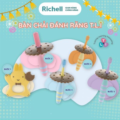 Bàn chải đánh răng trẻ em RICHELL Nhật TLI | Baby