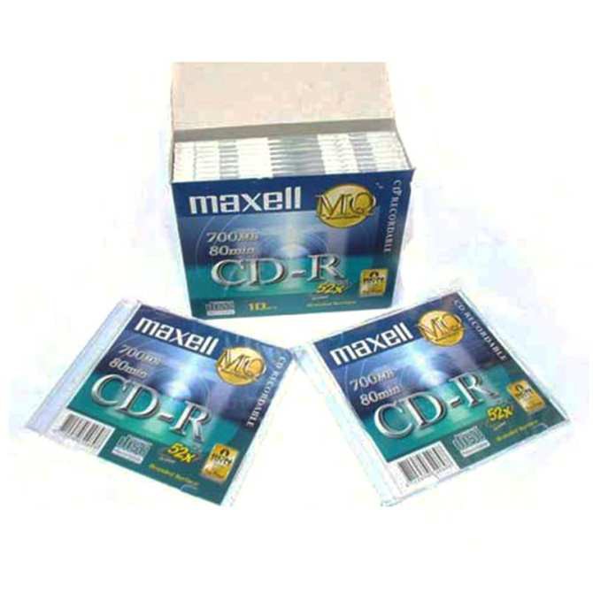 Hộp 10 Đĩa CD-R Trắng Maxell MQ