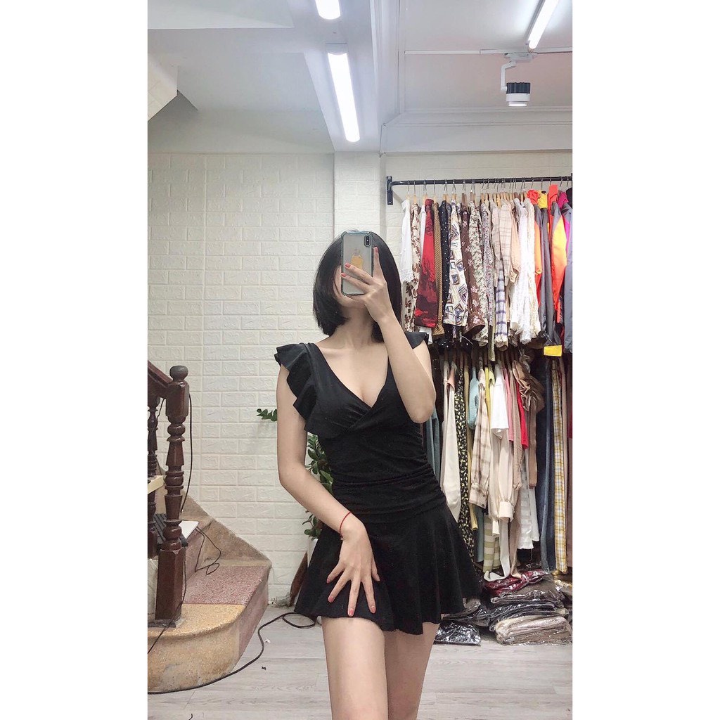 Bikini 1 mảnh đồ bơi nữ kín đáo liền thân đồ tắm biển nữ Hbikini