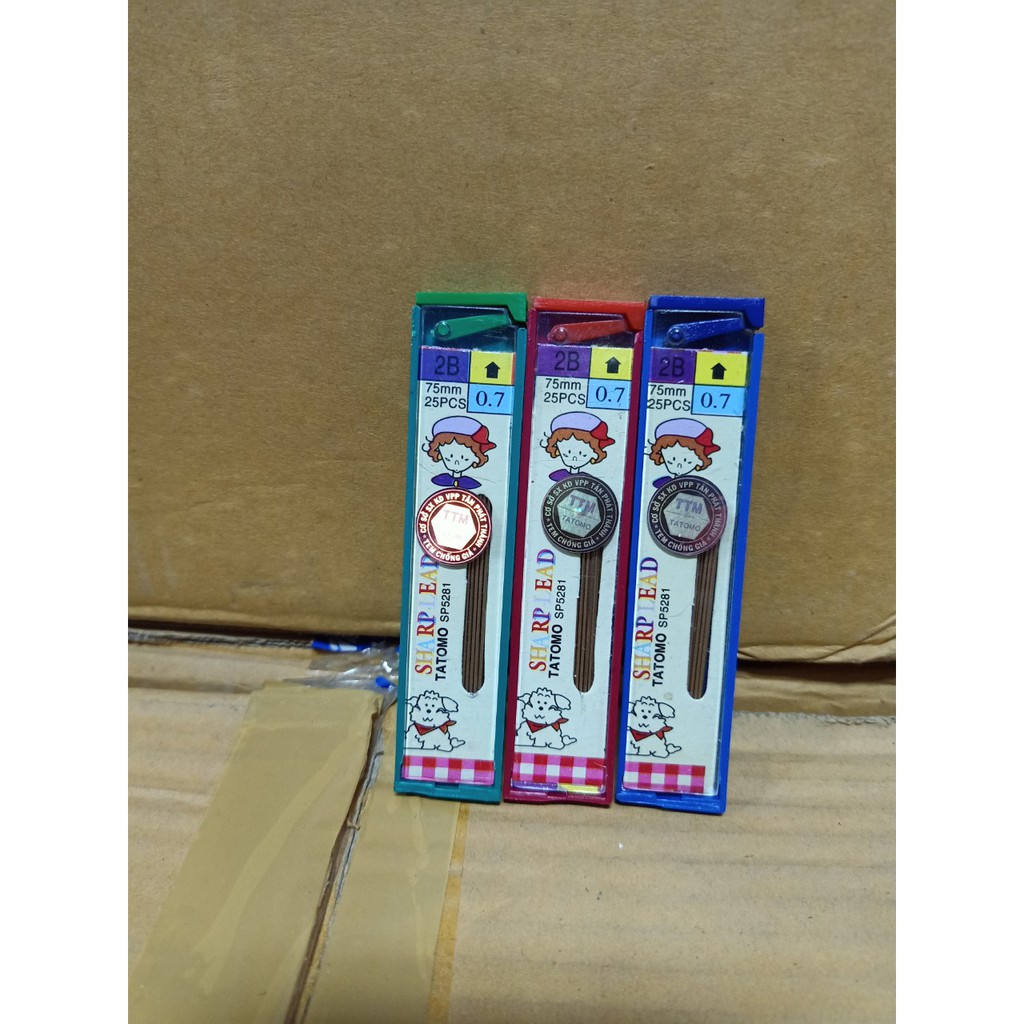 Ruột chì vàng YoYo ngòi 0.5m, 0.7m dùng cho bút chì bấm