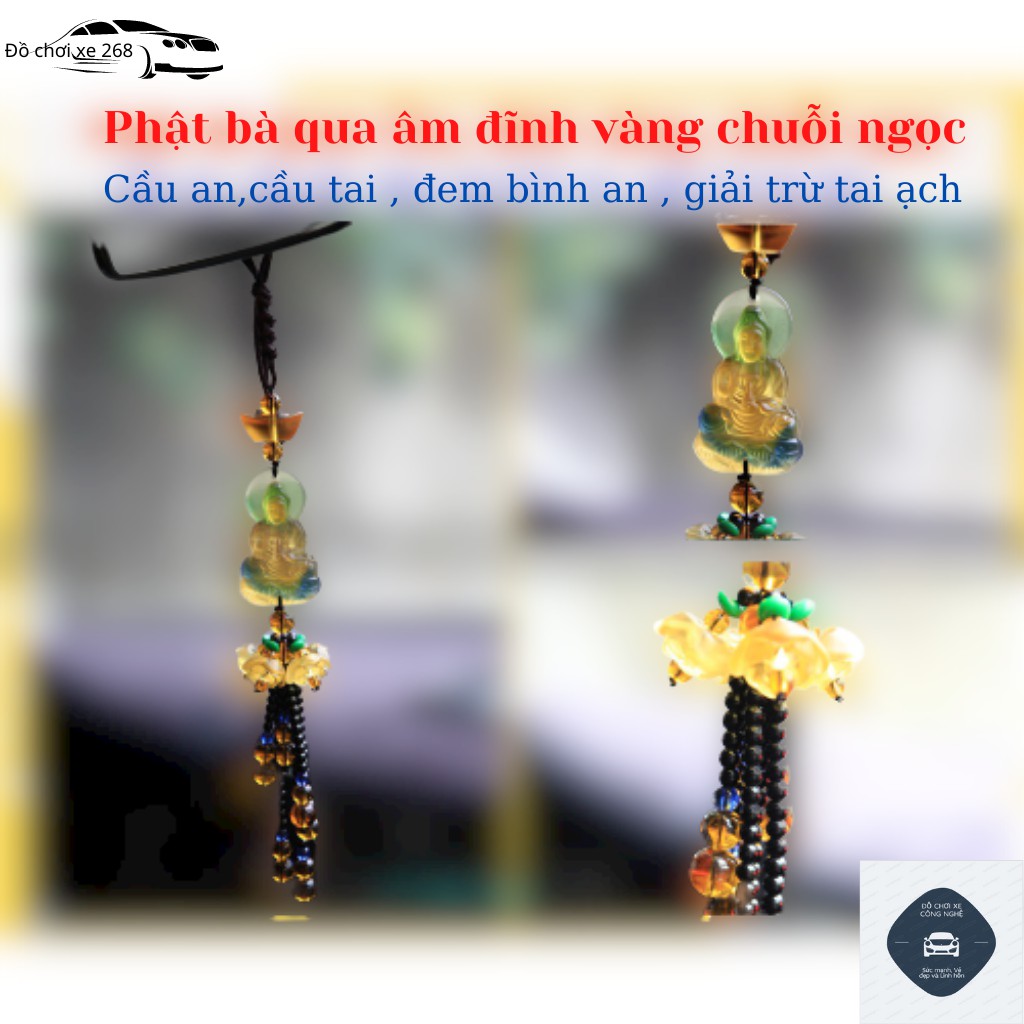 Dây treo phong thủy hình hồ lô, đức phật, tỳ hưu, thuyền buồm cho ô tô, nhà cửa