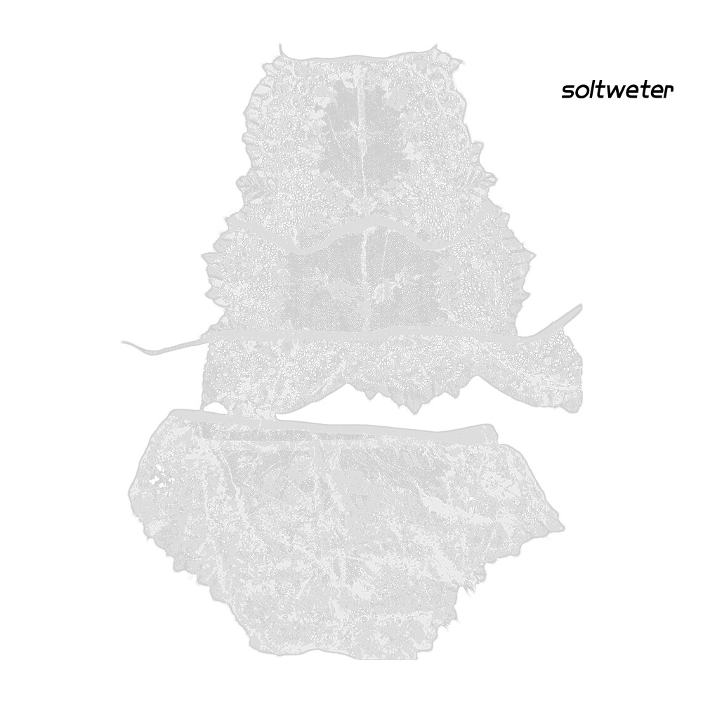 Bộ Đồ Lót 2 Món Phối Ren Xuyên Thấu Gợi Cảm Cho Nữ | BigBuy360 - bigbuy360.vn