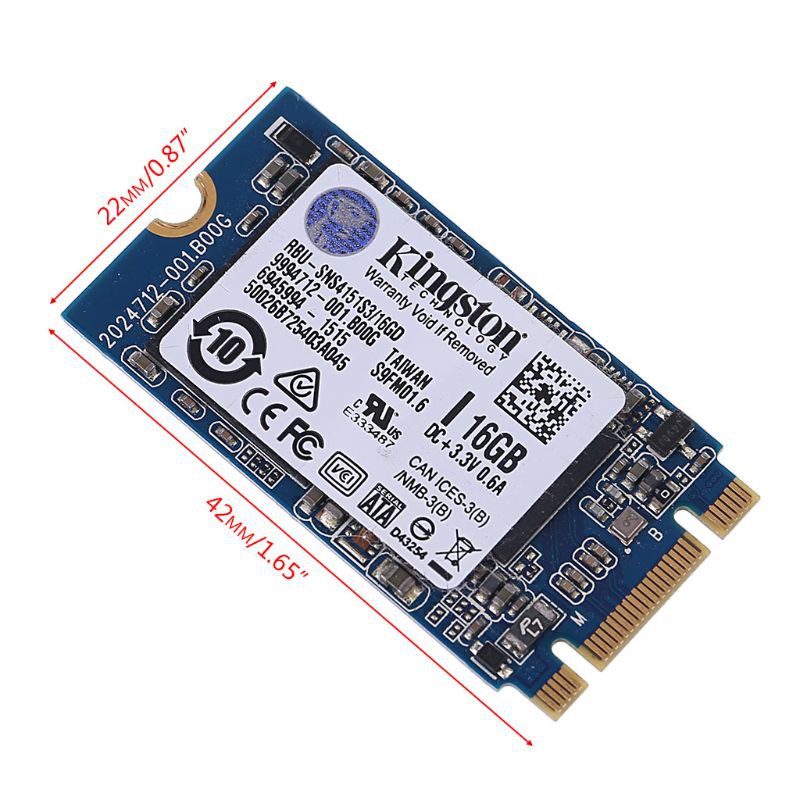 SNS4151S3 16GB SATA Module Internal SSD Half Slim Solid State Hard Disk Drive for Laptop PC Computer Notebook