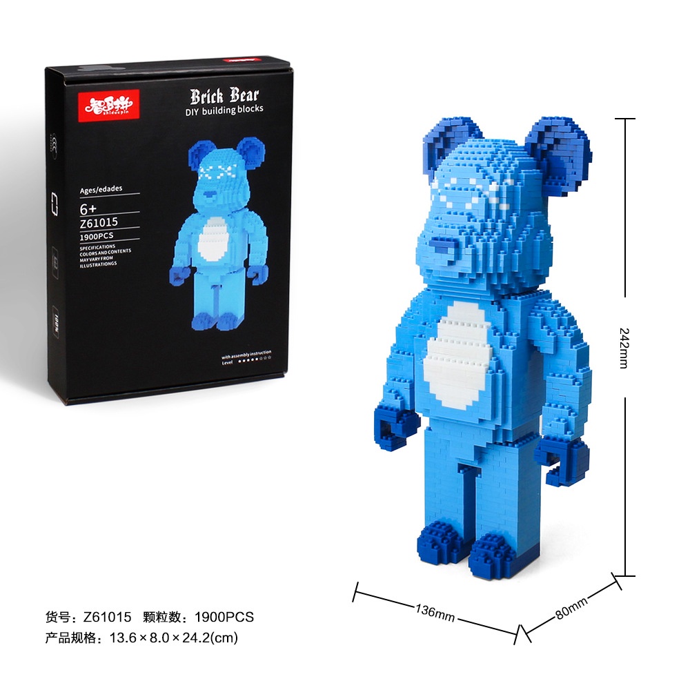 Đồ Chơi Lắp Ráp Hình Chú Gấu Độc Đáo